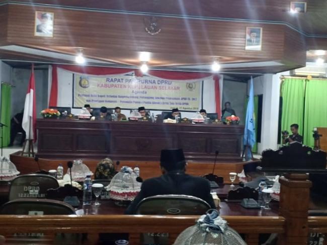 Rapat Paripurna DPRD Kabupaten Kepulauan Selayar, Ini Agendanya