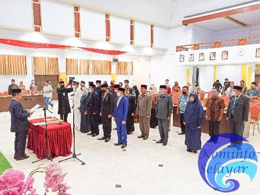 Wabup Selayar Lantik Pejabat Pimpinan Tinggi Pratama, Administrator dan Pengawas
