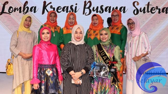 Hebat ! Selayar Juara II Lomba Kreasi Busana Sutra Gaun Siang di FEMME 2019