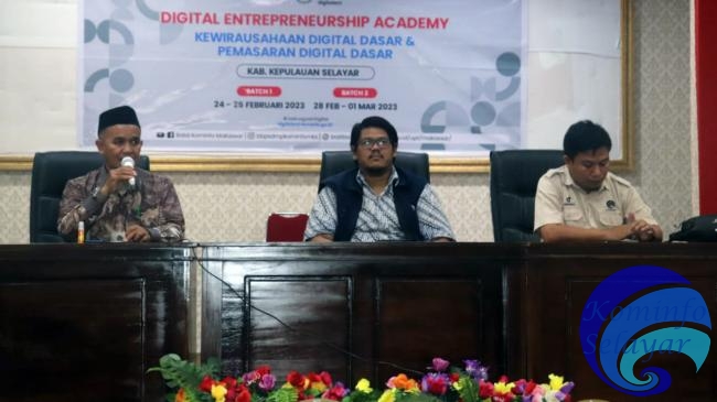 Pelatihan Digital Entrepreneurship Academy di Selayar Resmi ditutup
