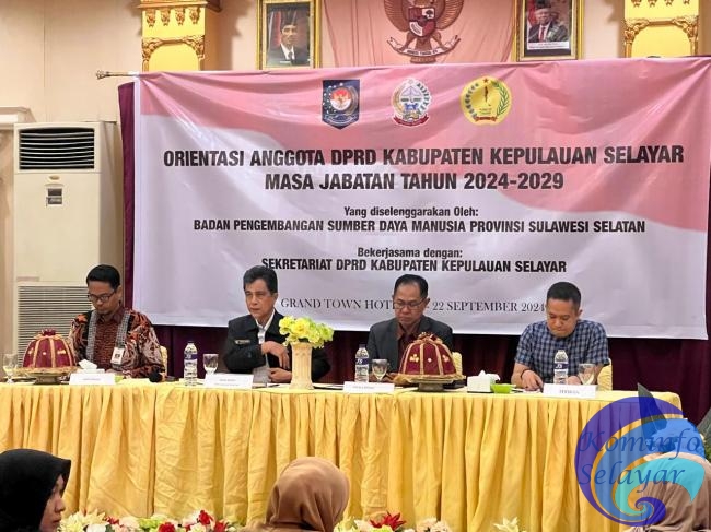 Wabup Selayar Buka Orientasi Anggota DPRD di Makassar