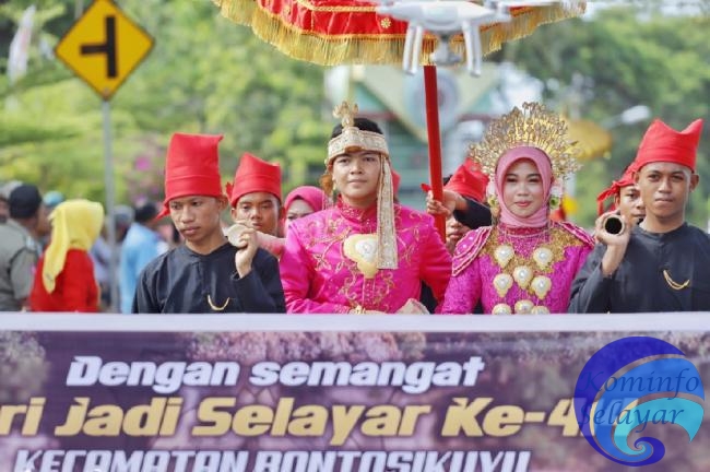 Semarak Karnaval Budaya Sambut Hari Jadi ke-414 Selayar