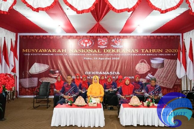 Ketua Dekranasda Selayar Ikut Munas Dekranas Secara Virtual, Ini Agendanya