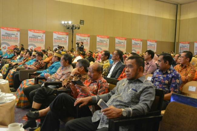 Wakil Bupati Kepulauan Selayar Hadiri Peluncuran Pilkada Serentak 2018