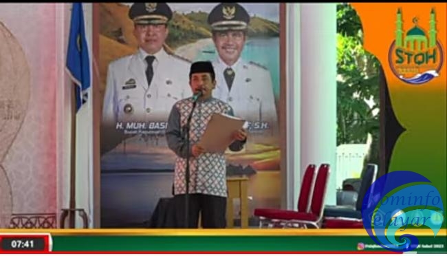 Sekretaris Dewan Hakim Umumkan Peserta Finalis pada Semua Cabang Lomba STQH XXXIII Sulsel