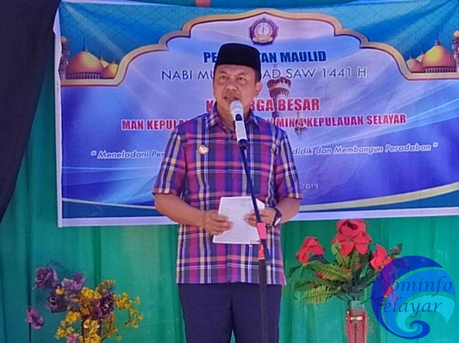 Basli Ali Hadir Pada Peringatan Maulid Nabi Muhammad SAW di MAN  Selayar