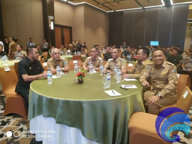 Wabup Kepulauan Selayar Hadiri Rakor Terpadu Pemilu 2019