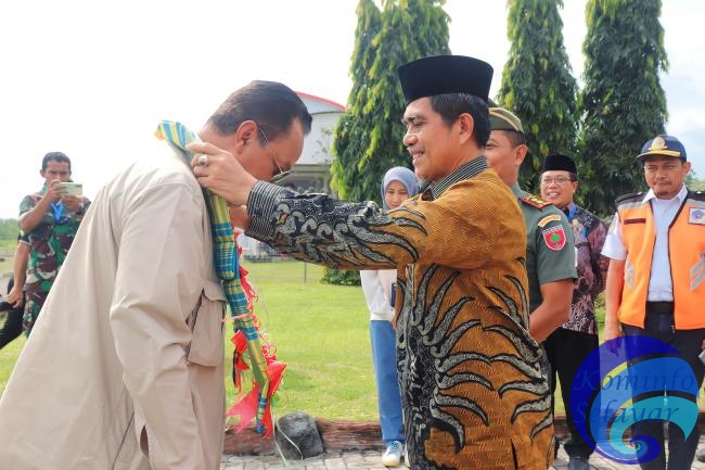 Wabup Selayar Bersama Forkopimda Sambut Kedatangan Kabinda Sulsel