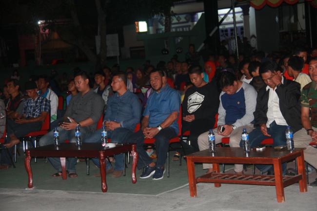 Wakil Bupati Kepulauan Selayar Nobar Film G 30 S/PKI di Makodim 1415 Selayar 