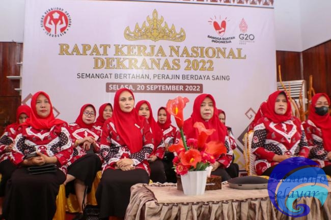 Dekranasda Selayar Ikut Rakernas Dekranas Secara Virtual