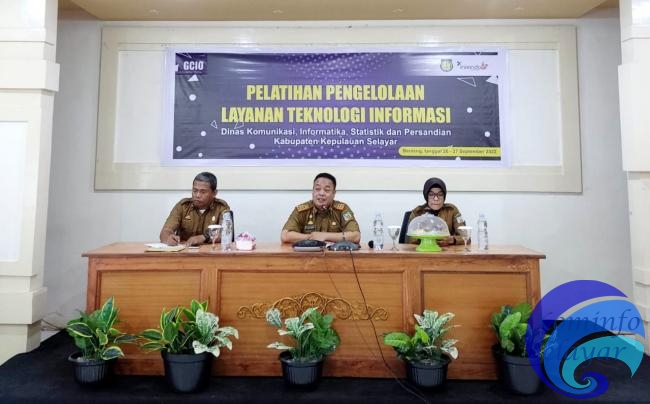 Diskominfo Selayar Gandeng PT Ixindo Gelar Pelatihan Pengelolaan Layanan Teknologi Informasi