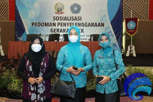 Ketua TP PKK Selayar Hadir Pada Sosialisasi Pedoman Penyelenggaraan Gerakan PKK
