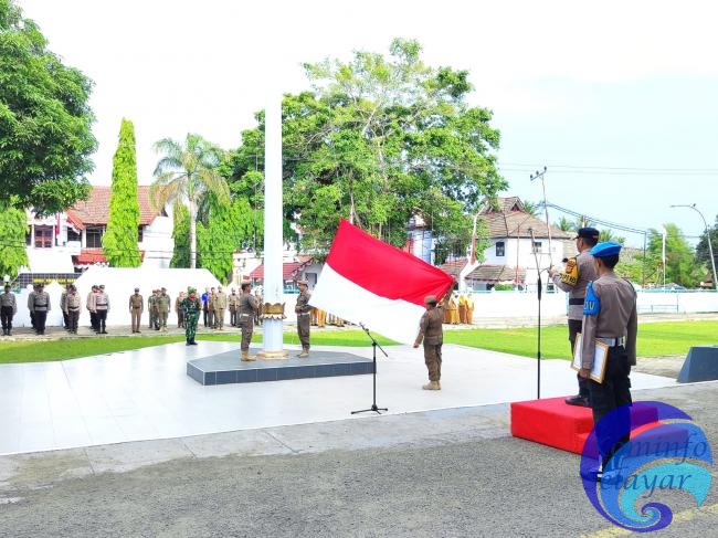 AKBP Ujang Darmawan Pimpin Upacara Hut Ke 67 Legiun Veteran RI yang digelar Pemkab Selayar