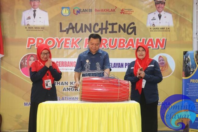 Bupati Selayar Launcing Proyek Perubahan PKN Angkatan V 2024