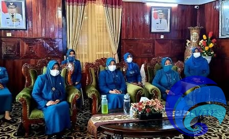 Secara Virtual, Musrifah Basli Hadiri Pelantikan Pegurus TP PKK Pusat