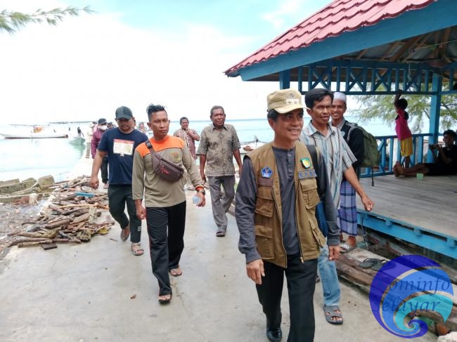 Wabup Antar Langsung Tim dan Bantuan AMCF Senilai 500 Juta ke Kecamatan Pulau