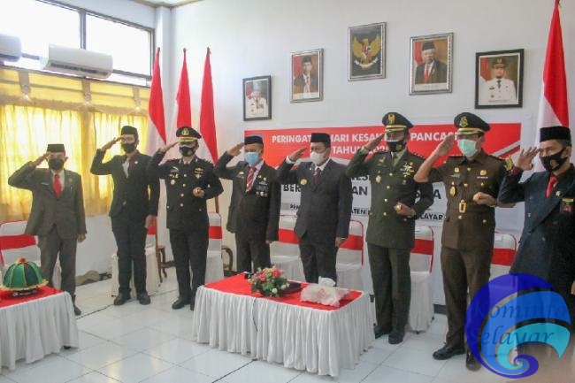 Pjs. Bupati Kepulauan Selayar dan Forkopimda Mengikuti Upacara Hari Kesaktian Pancasila Secara Virtual