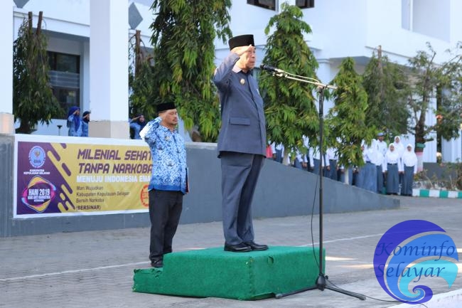 Pemkab Selayar Gelar Upacara Peringati Hari Anti Narkotika Internasional