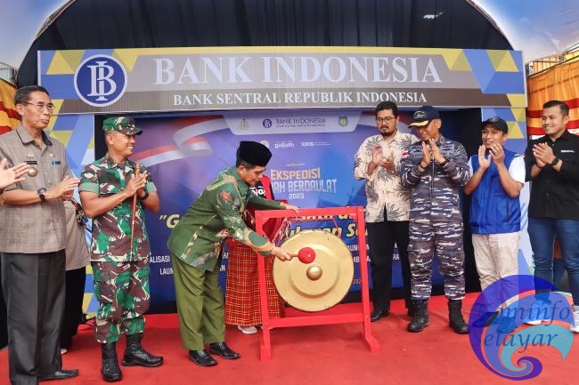 Dirangkaikan dengan Giat Ekspedisi Rupiah Berdaulat BI, Wabup Selayar Launching Kampung Wisata Bitombang