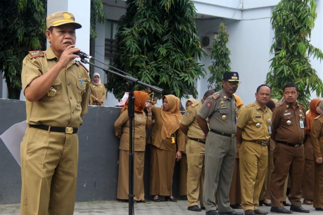 Kadis KP Kep. Selayar Bacakan Pidato Seragam Presiden RI