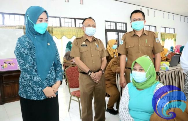 Ketua TP. PKK Selayar pantau pelaksanaan vaksinasi bagi ibu hamil