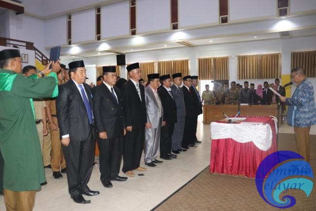Sekda Selayar Lantik Pejabat Tinggi Pratama, Administrator, Pengawas dan Kepala Sekolah