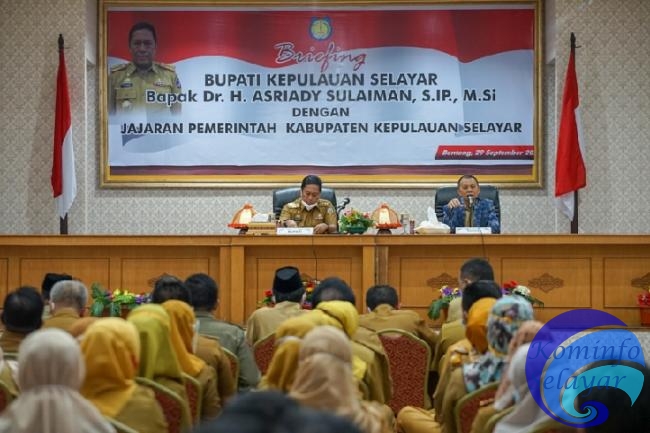 Briefing Para Kepala OPD, Ini Arahan Pjs Bupati Kepulauan Selayar