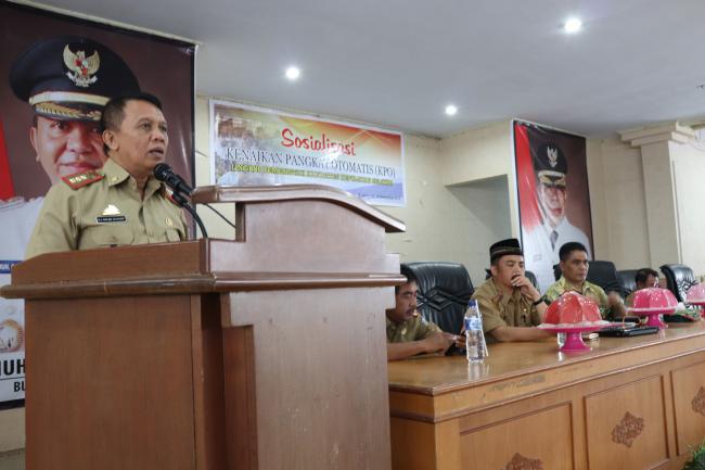 Buka Sosialisasi Kenaikan Pangkat Otomatis, Begini Sambutan Sekda Selayar