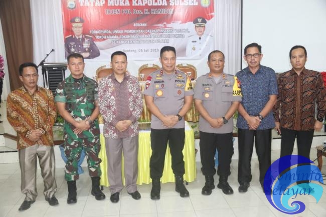 Kunker : Kapolda Sulsel Silaturrahim dengan Jajaran Pemerintah Kabupaten Kepulauan Selayar