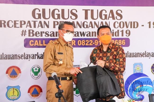 Gubernur Sulsel Serahkan Bantuan APD ke Pemerintah Kabupaten Kepulauan Selayar