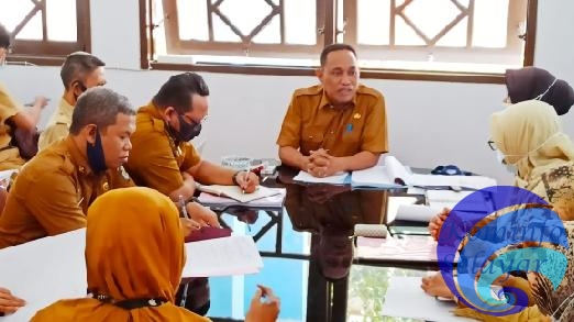 Rapat Perdana Diskominfo-SP, Andi Imran : Meski Dinas Baru Kita Harus Bergerak Cepat Bersaing dengan Inovasi