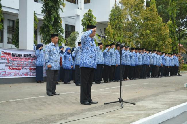 Jelang Peringatan HUT Proklamasi Kemerdekaan RI, Pemda Kepulauan Selayar Gelar Upacara Bendera 
