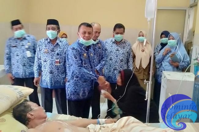 Sekda Selayar Pimpin Anjangsana Korpri ke RSUD KH. Hayyung