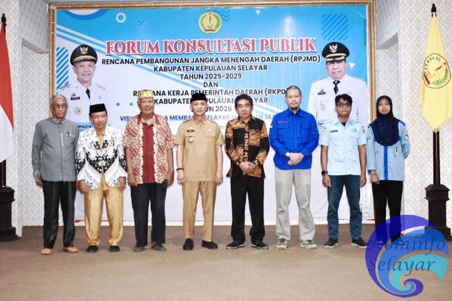 Forum Konsultasi Publik RPMJD, Bupati Natsir Ali Tegaskan Asas Manfaat dan Keselarasan Program Dengan Asta Cita