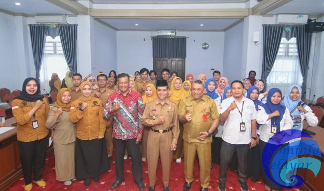 Humas Pemkab Selayar Optimalkan Layanan Publik melalui Monev dan Pengukuhan Tim Simpul SP4N Lapor