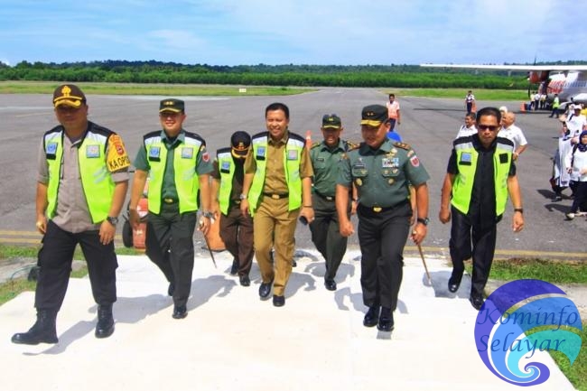 Bupati Kepulauan Selayar Sambut Kedatangan Pangdam XIV Hasanuddin 