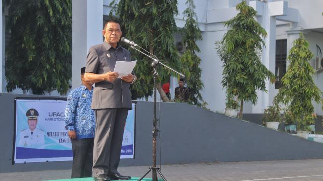 Pemkab Selayar Peringati Hari Otoda XXII, Wabup Kepulauan Selayar Bacakan Amanat Mendagri