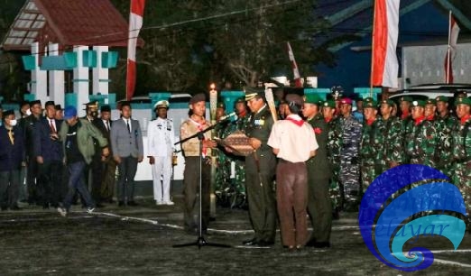 Dandim 1415 Selayar Pimpin Apel Kehormatan dan Renungan Suci di TMP Barugaiya