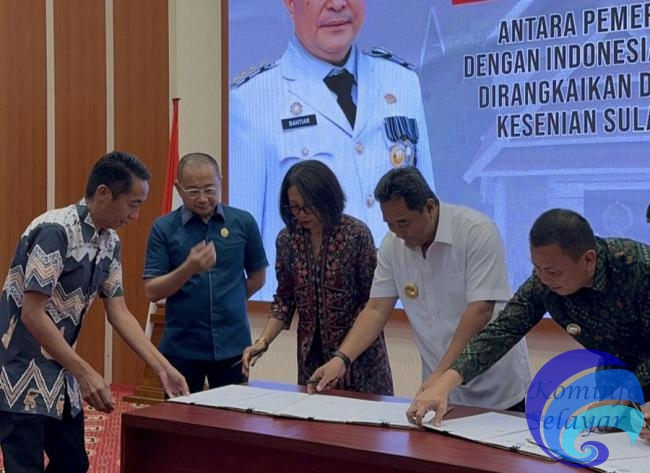 Bupati Basli Ali Teken Mou Dengan Pemprov Sulsel dan ITDC Percepatan KEK Bira - Taka Bonerate