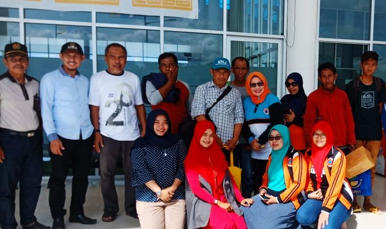 Dinsos Kerjasama BPBD Pulangkan Korban KM Mitra Setia via Bandara