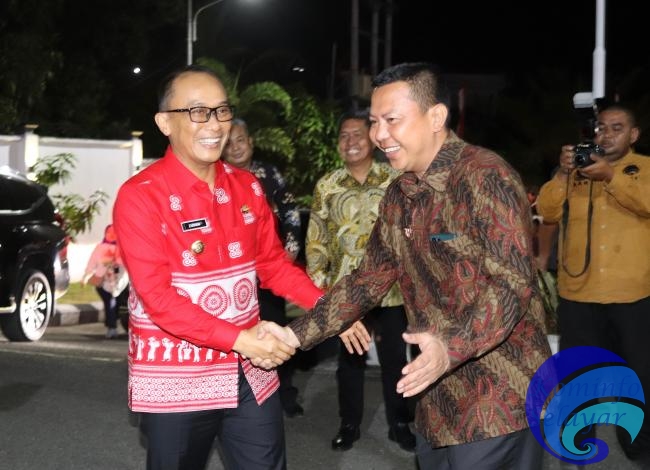 Bupati dan Wakil Bupati Selayar Sambut Kedatangan Pj Gubernur Sulsel Prof Zudan Arif