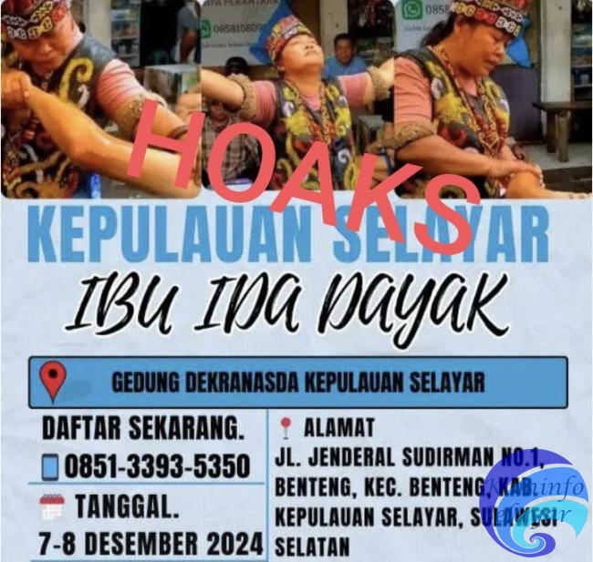 HOAKS, Pengobatan Ida Dayak di Benteng Kepulauan Selayar