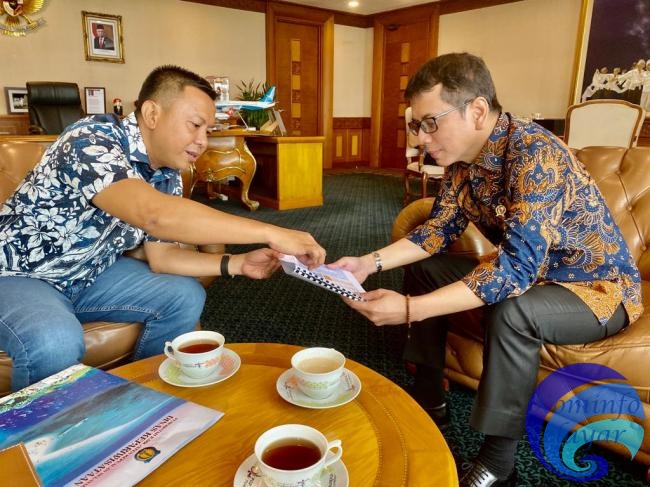 MBA Temui Menpar, Wishnutama Kusubandio : Prioritas Kembangkan  Pariwisata Selayar  