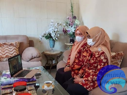 Hj. Asniar Marjani Hadiri Halal Bihalal DWP Sulsel