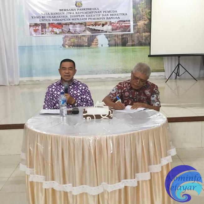 Wabup Kepulauan Selayar Hadir Sebagai Pemateri Untuk Anggota Paskibraka