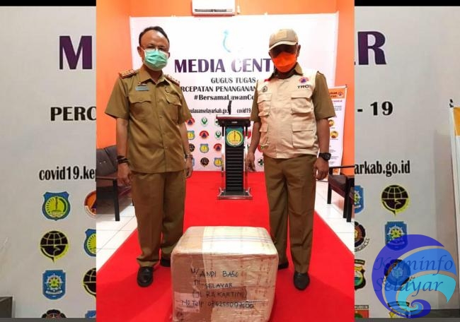 Pemkab Selayar Terima Bantuan APD dari Para Relawan di Jakarta