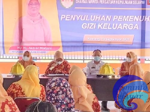 DWP Kepulauan Selayar Gelar Penyuluhan Pemenuhan Gizi Keluarga