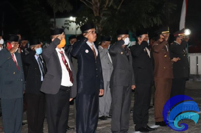 Bupati Kepulauan Selayar Ikut Apel Kehormatan dan Renungan Suci di TMP Barugaiya