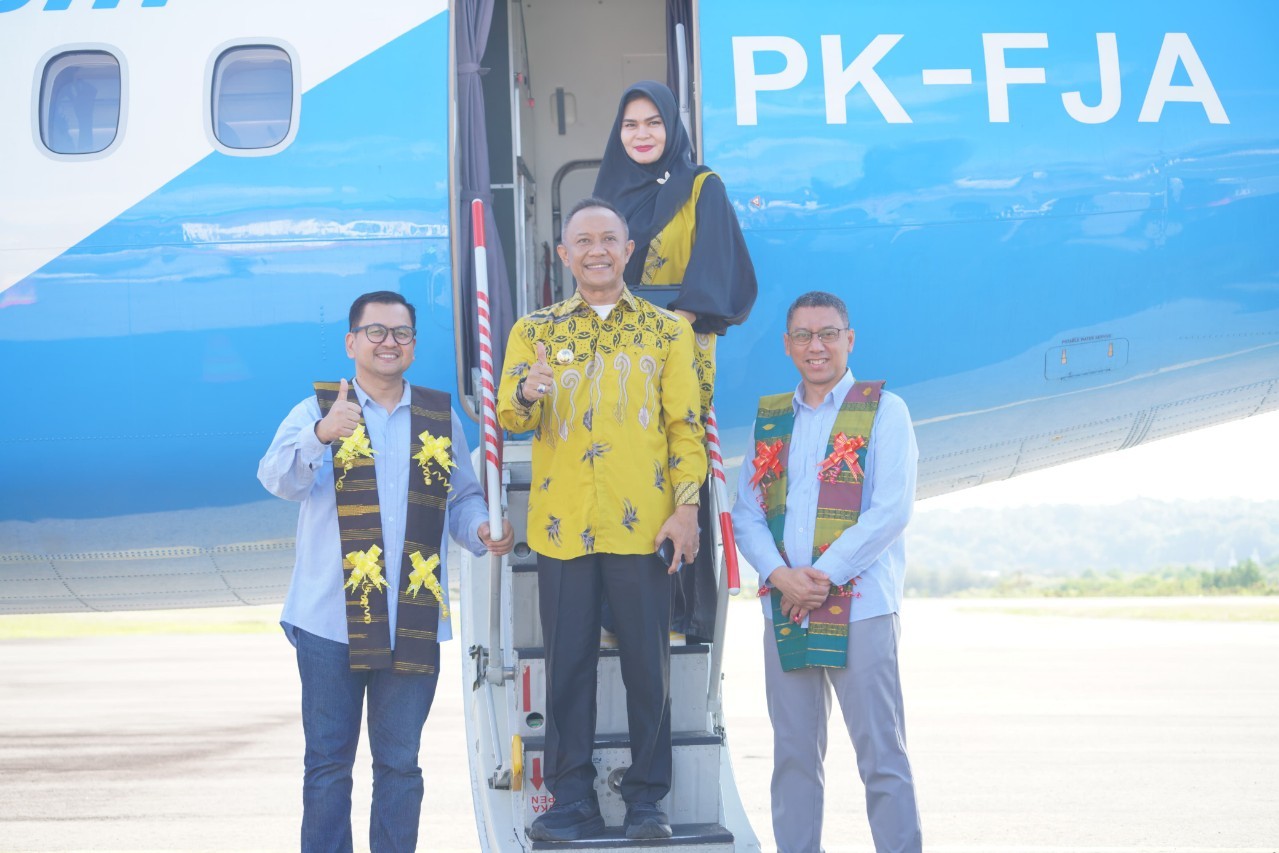 Maskapai Fly Jaya Resmi Layani Rute Makassar–Selayar, Bupati Sampaikan Terima Kasih kepada Gubernur Sulsel