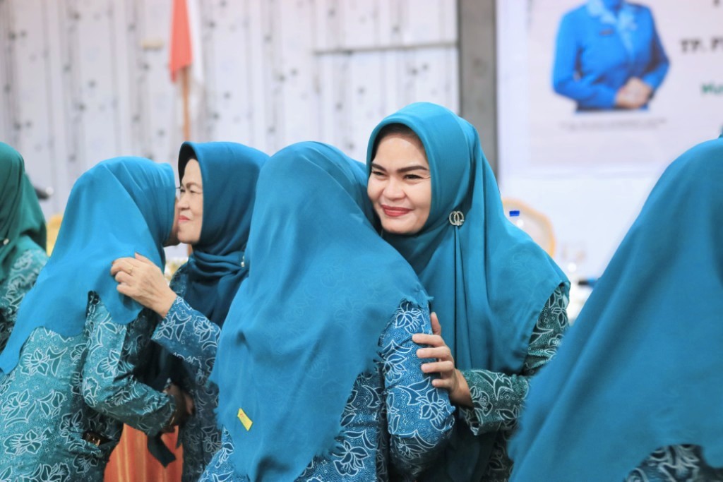 Merajut Kasih, Yanti Rahmawati Dorong Peningkatan Kinerja TP. PKK melalui Halal Bihalal